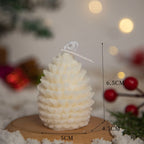 Vela aromática con aromaterapia de nieve navideña