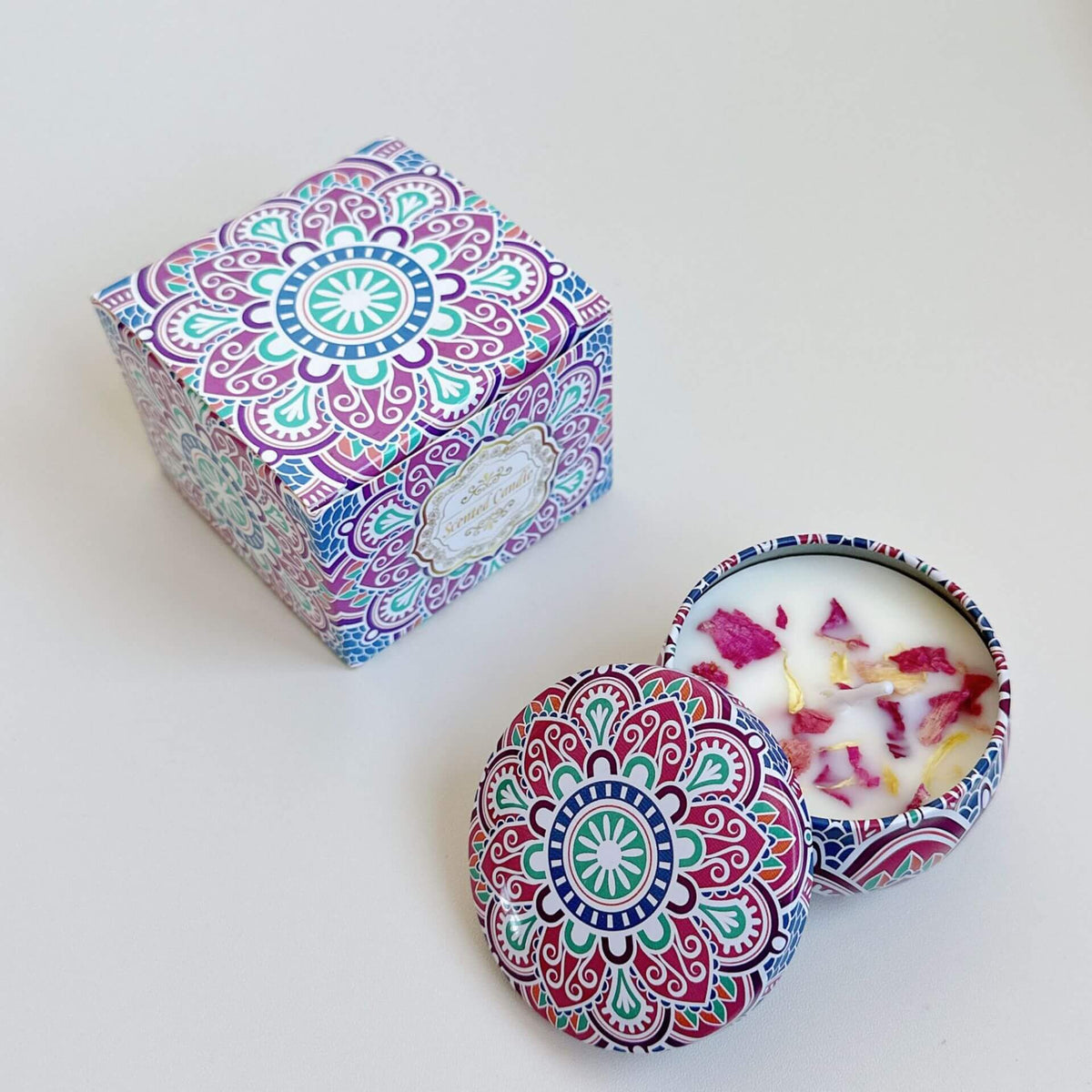 Luxury Vintage Tin Scented Candle