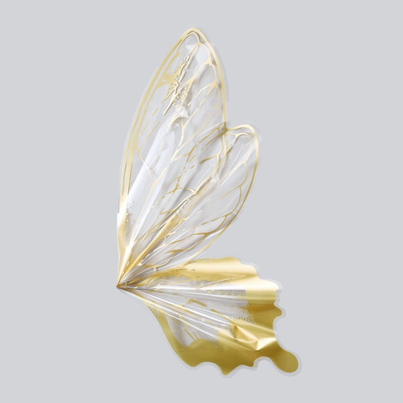 Transparent Butterfly Wings Wrapping Paper
