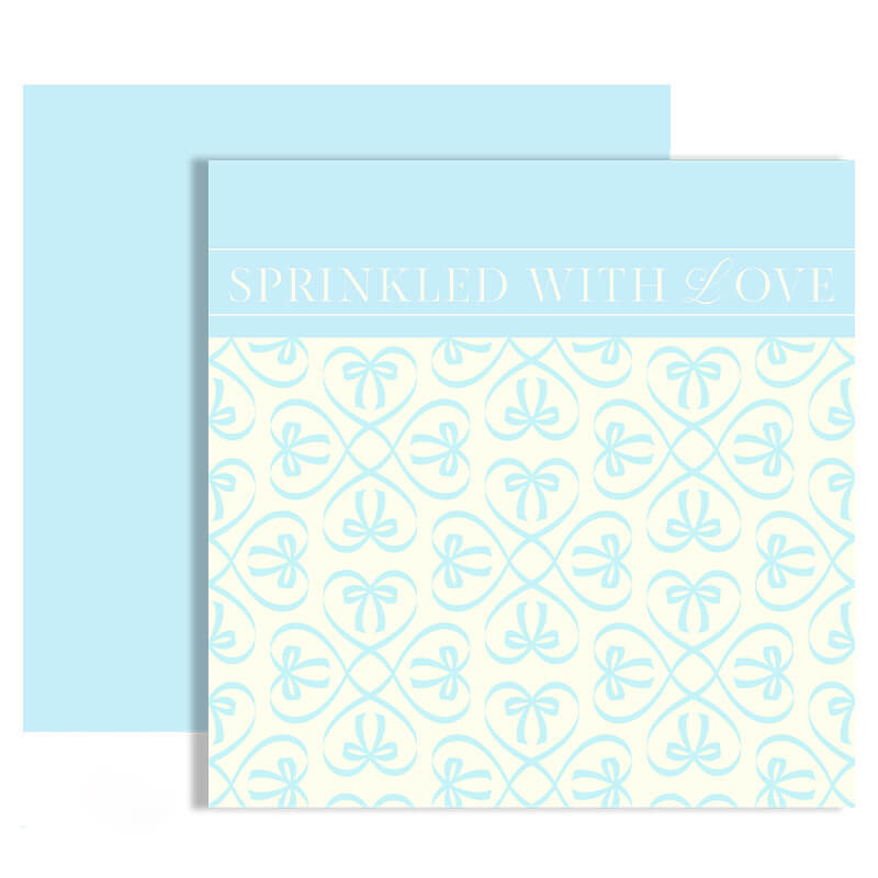 Bow Heart Floral Wrapping Paper, 23x23 Inch, 20 Sheets