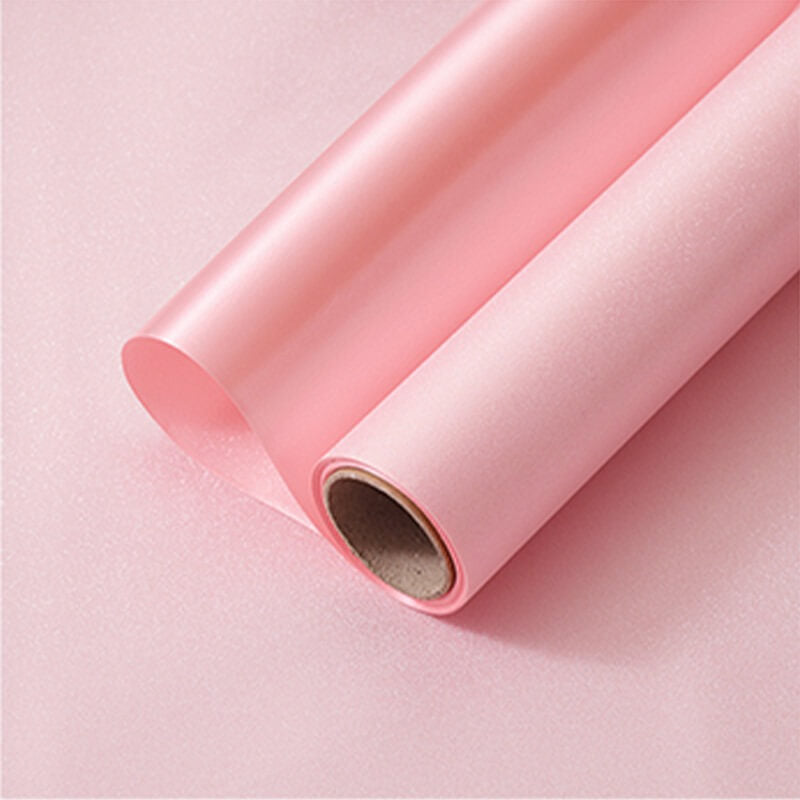 Bouquet Wrapping Paper, Silk Texture Silver Flash