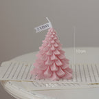 Vela perfumada con forma de árbol de Navidad