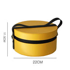 round floral box