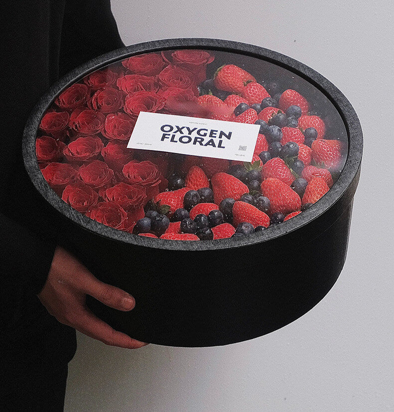 big round gift box
