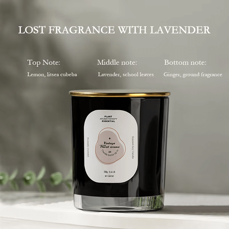 Vela perfumada aromática, hecha a mano, sin humo