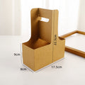 10pcs Coffee Tote Flower Box