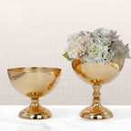 gold footed bowl