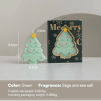 Vela perfumada con forma de árbol de Navidad