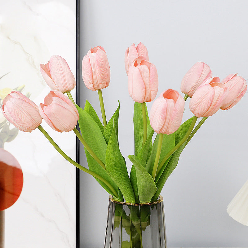 artificial tulip arrangement