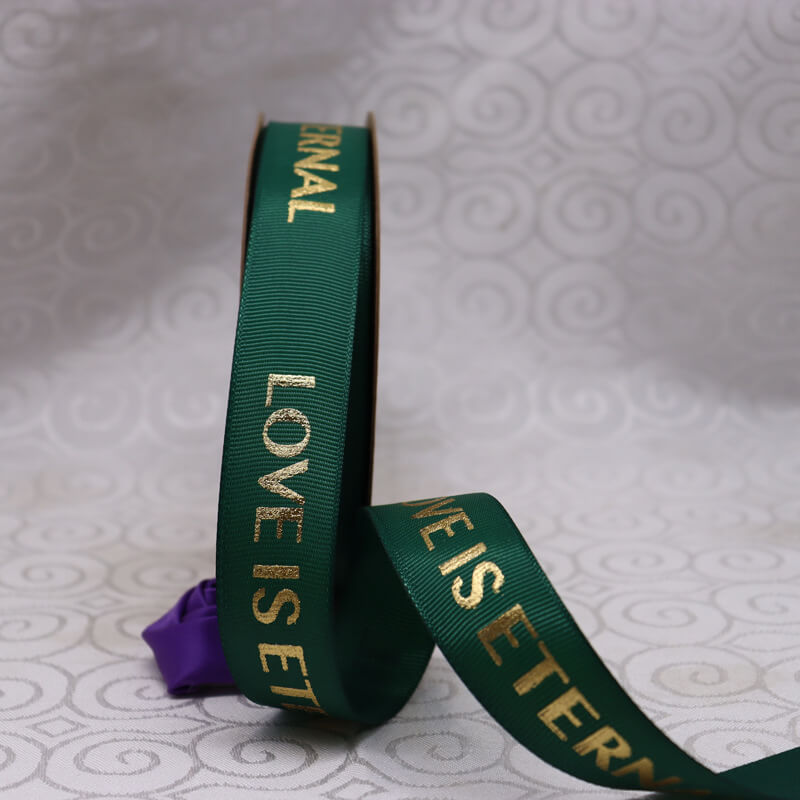 Love Is Eternal Flower Bouquets Ribbons (2.5cmx50Yd)