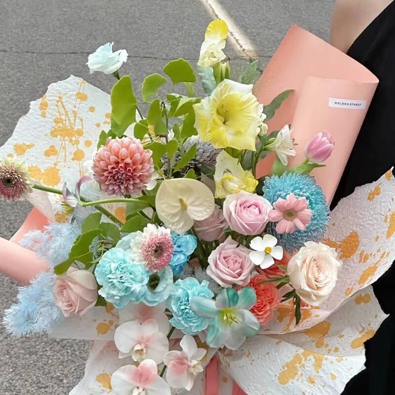 floral wrapping paper