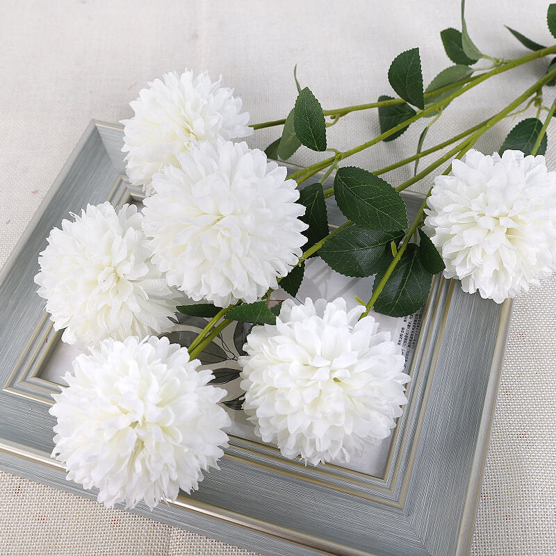 silk chrysanthemum flowers