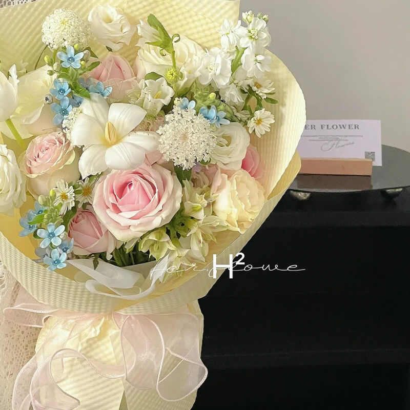 floral wrapping paper