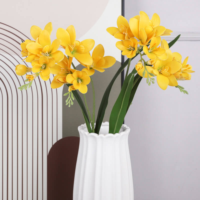 yellow artificial flowers