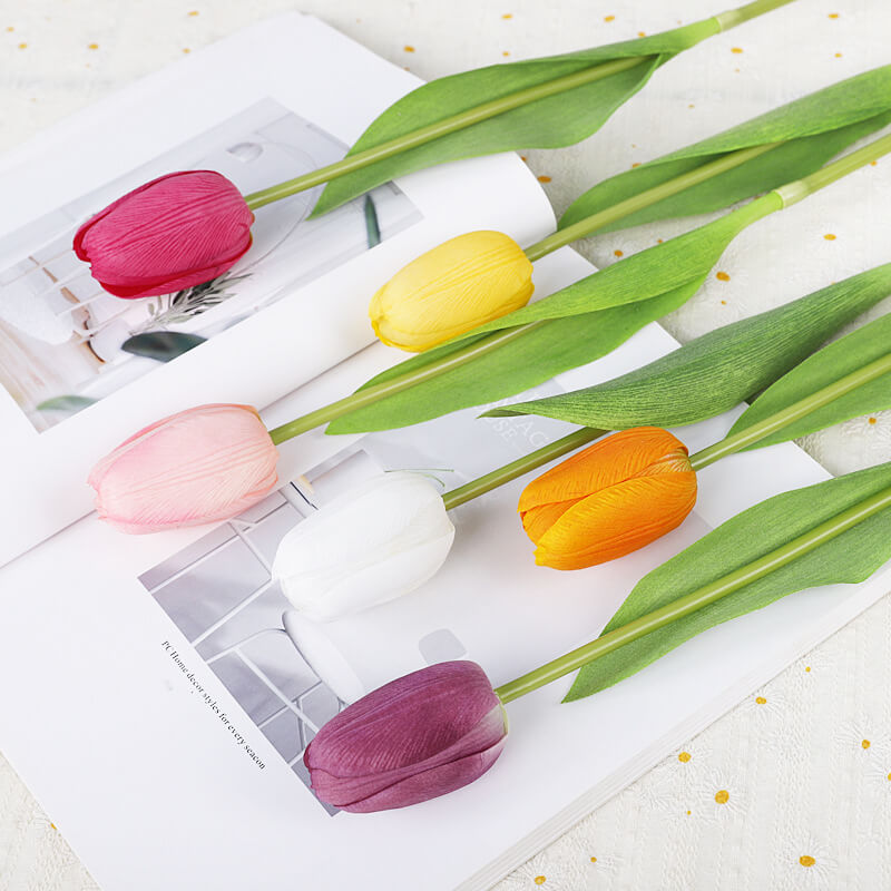 artificial tulip bouquet