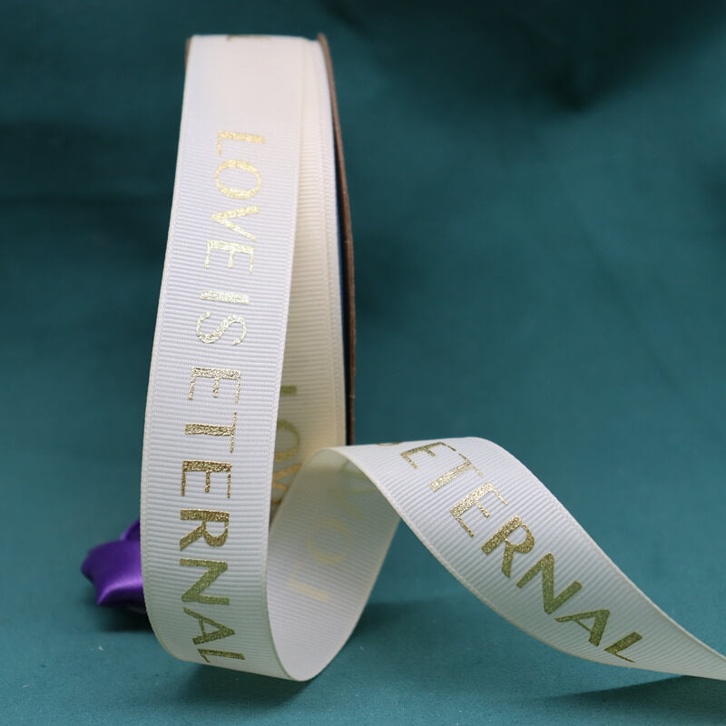 Love Is Eternal Flower Bouquets Ribbons (2.5cmx50Yd)