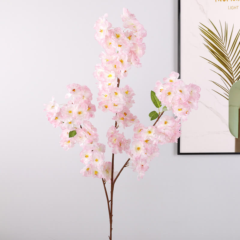 silk flowers in vase
