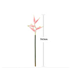 Flores artificiales de strelitzia de tallo largo