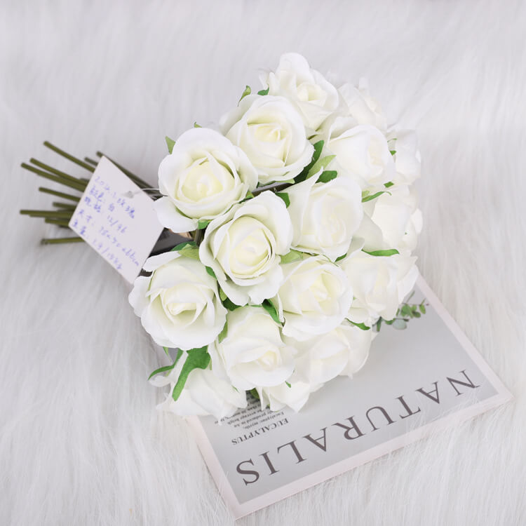roses in bouquet