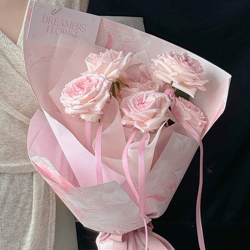 pink gift wrapping paper