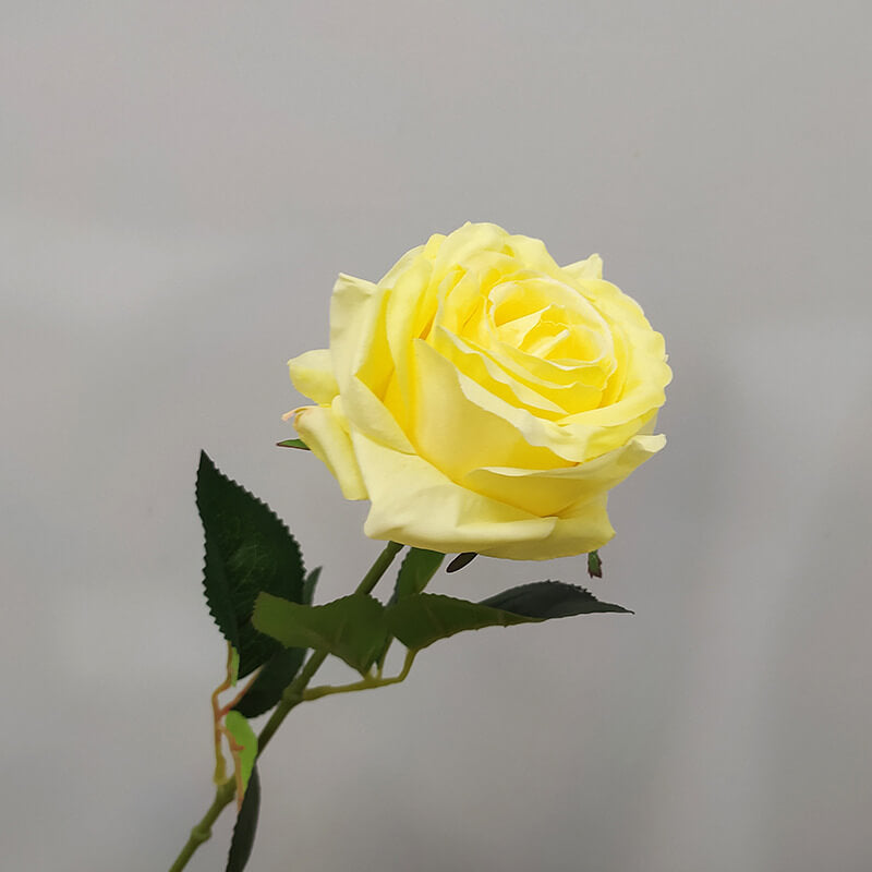 fake yellow roses