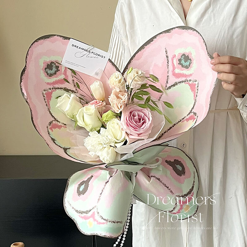 butterfly flower bouquet