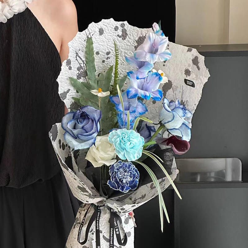 bouquet flower wrapping paper