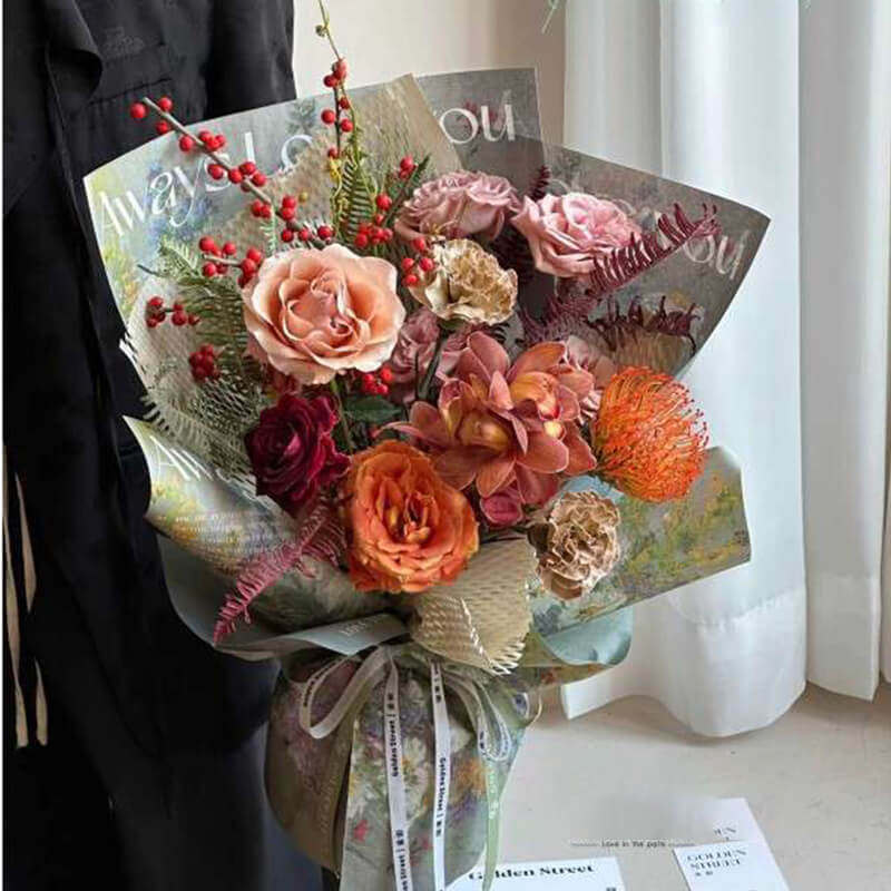 paper for wrapping flowers