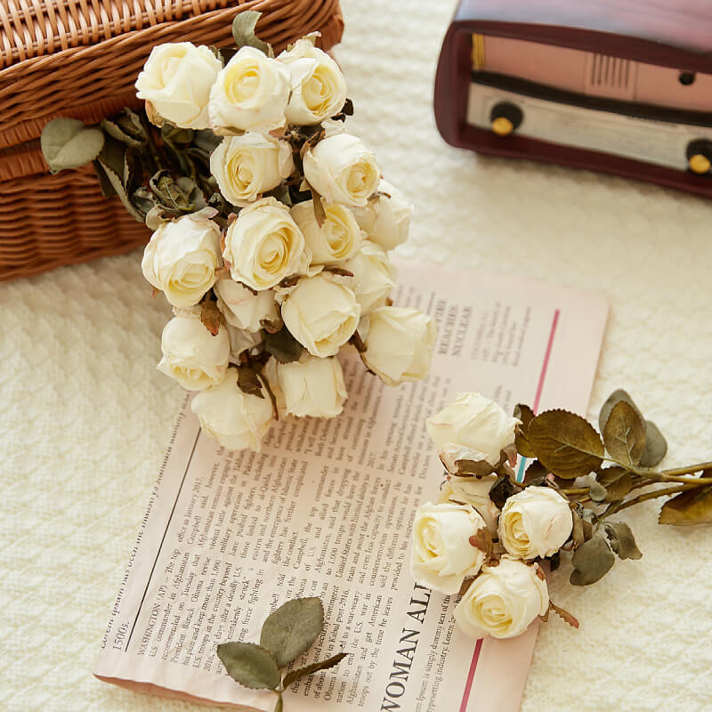 silk rose bouquet