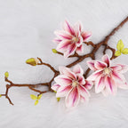 faux magnolia flowers