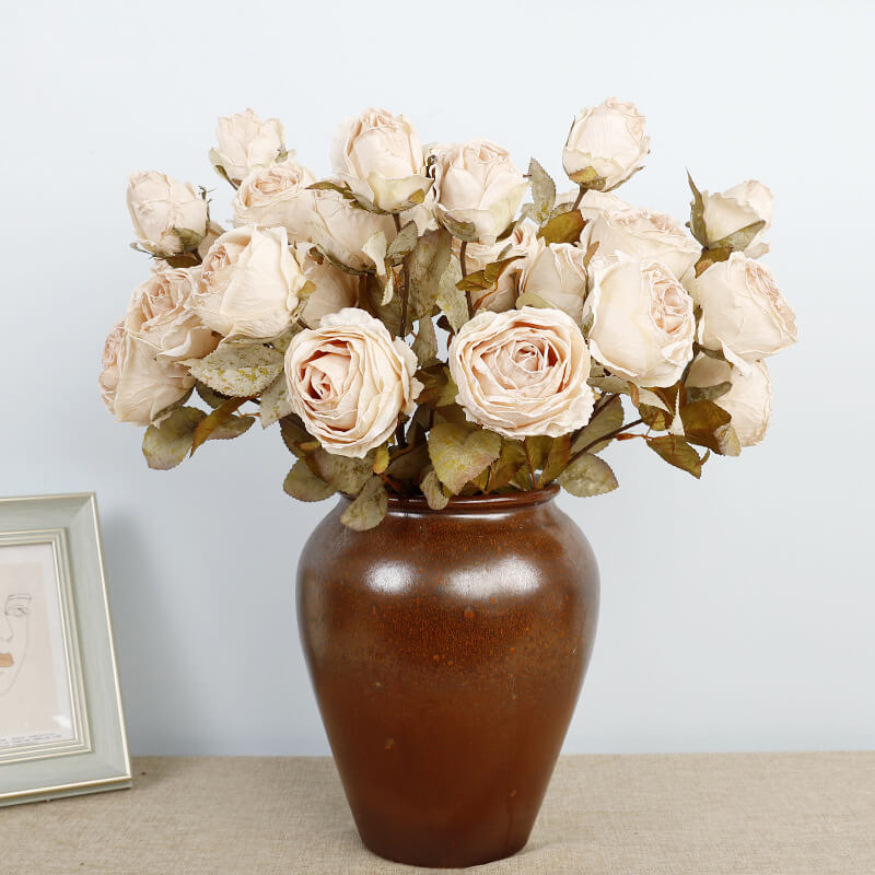 silk rose bouquet