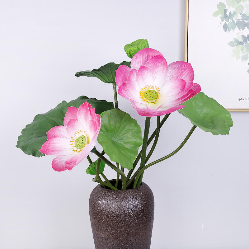 Flor de loto artificial