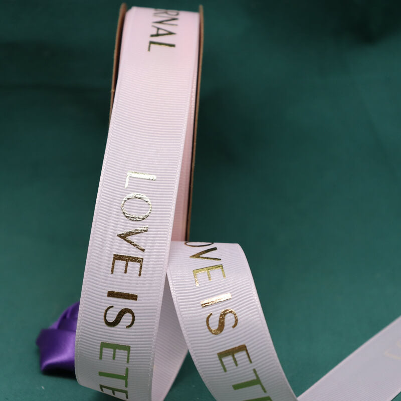 Love Is Eternal Flower Bouquets Ribbons (2.5cmx50Yd)