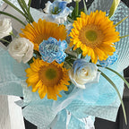 sunflower wrapping paper
