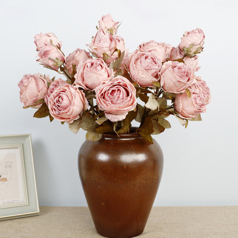 bouquet fake roses