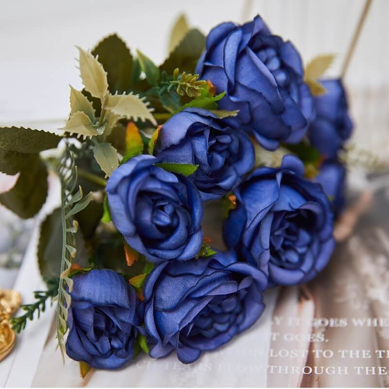 faux peony arrangement