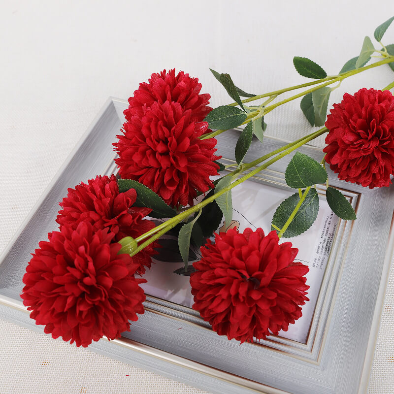 fake chrysanthemum flowers