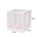 Letters Transparent Box