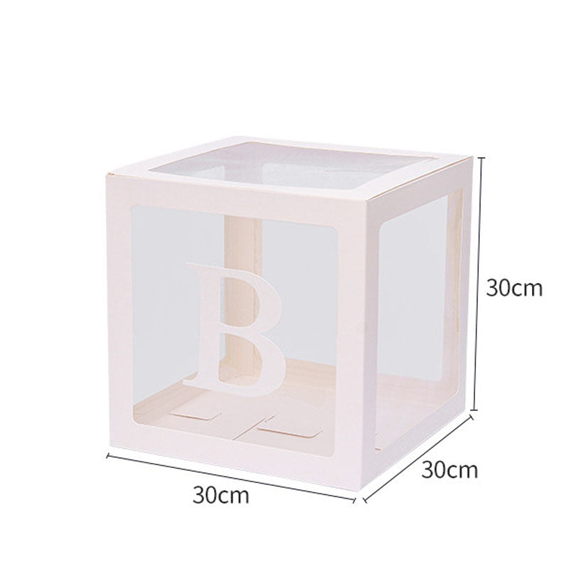 Letters Transparent Box