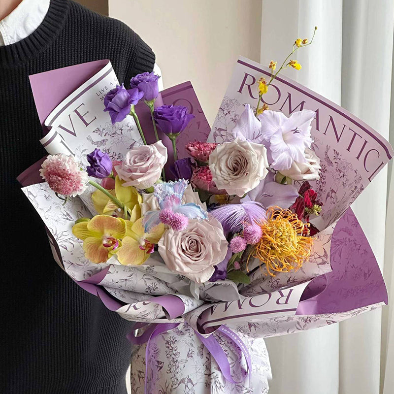 gift wrapping paper for flowers