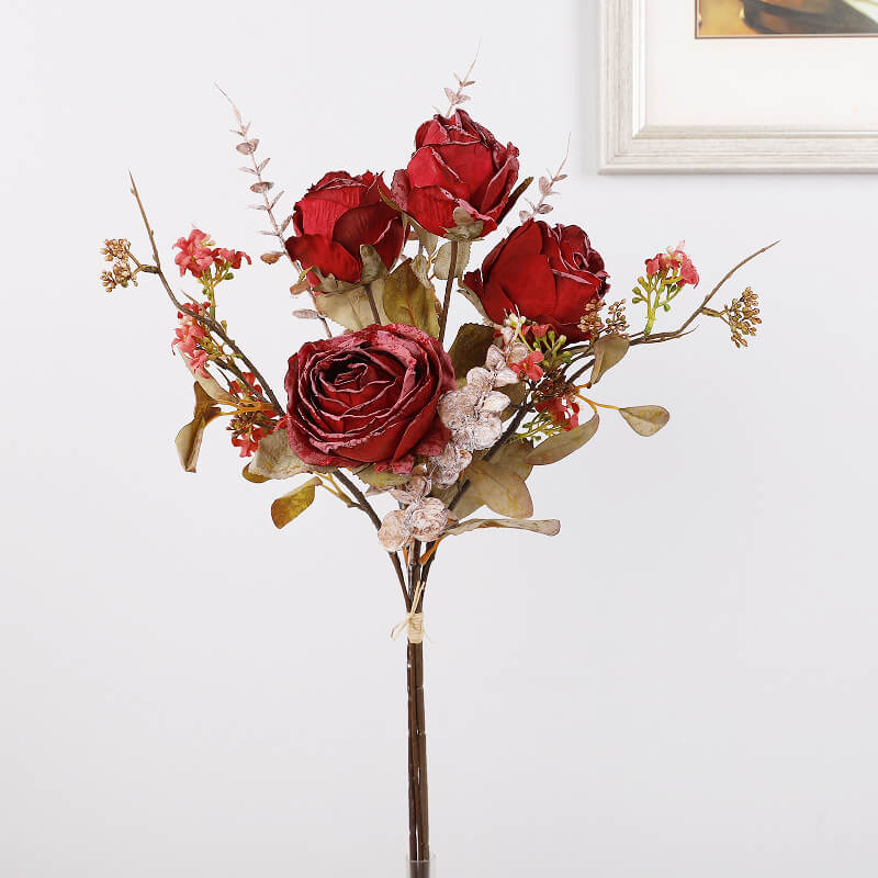 fake flower roses