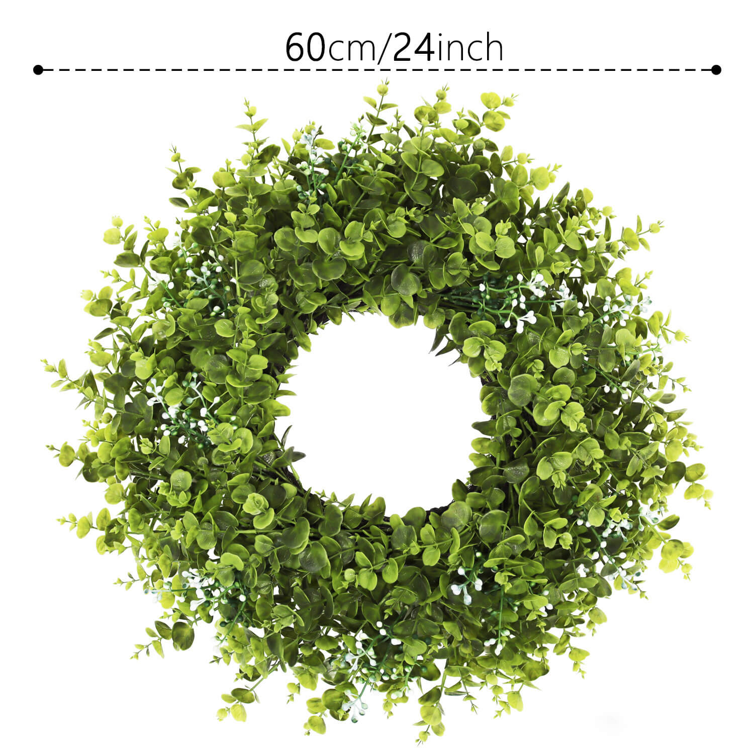 Green Eucalyptus Wreath - 24’’