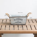 metal plant pots