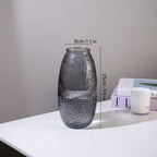 glass rose vase