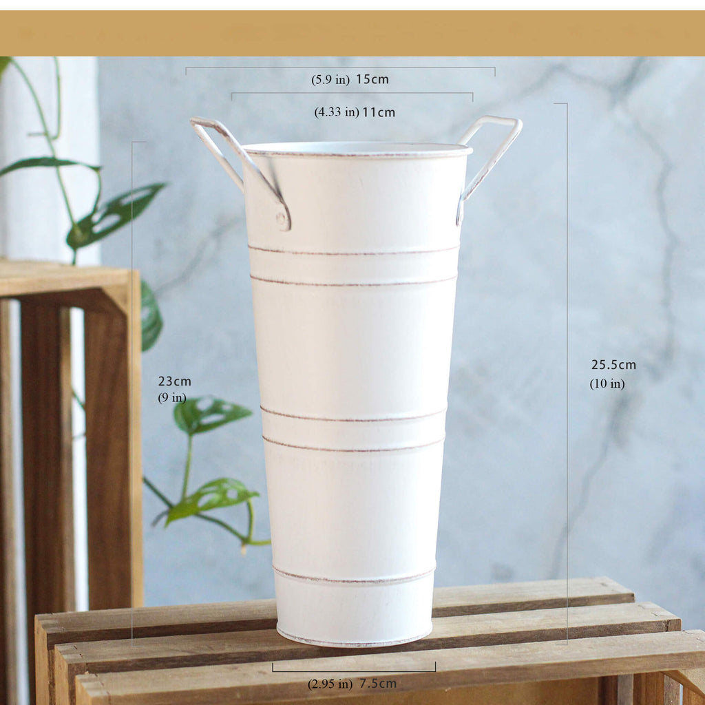 tall galvanized buckets