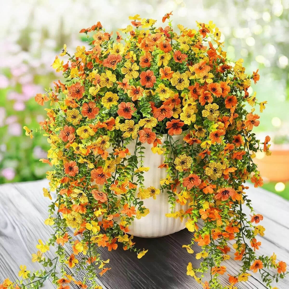 wall hanging artificial flowers