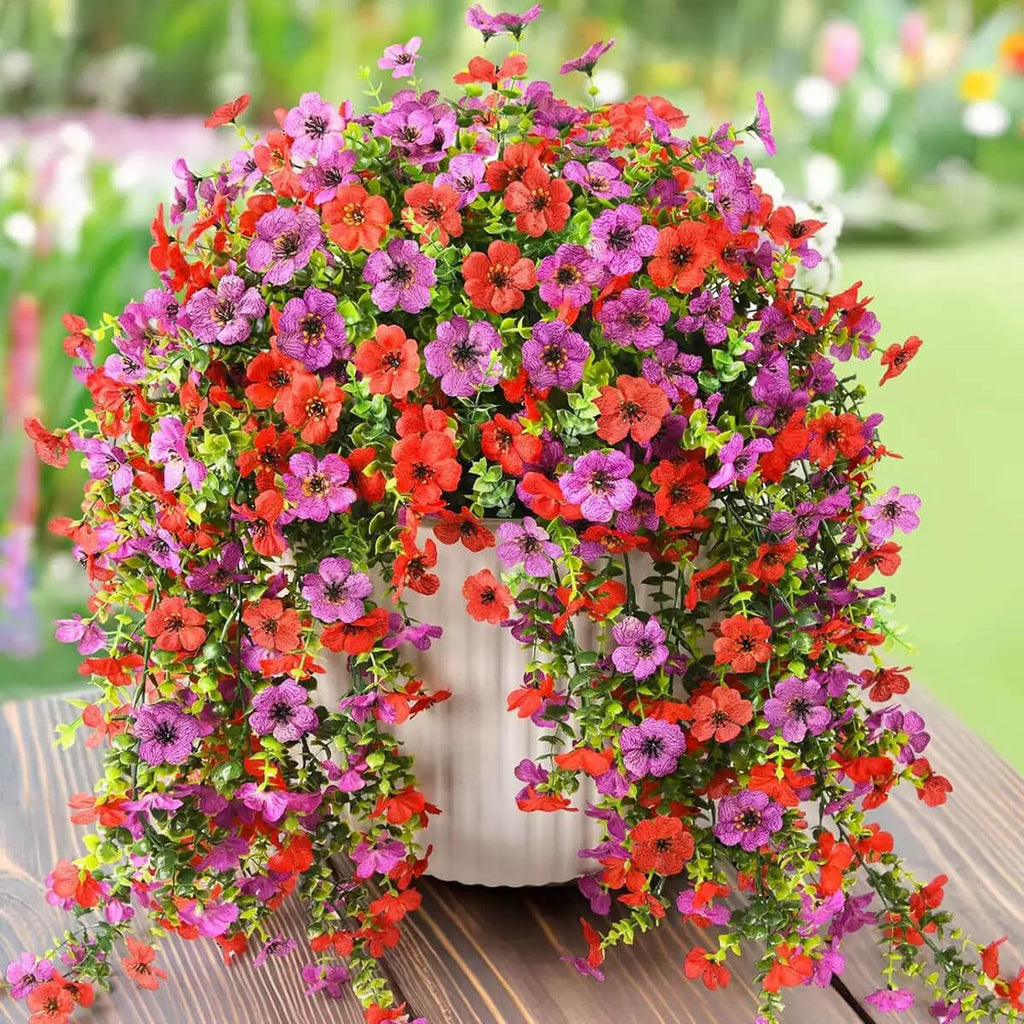 wall hanging artificial flowers