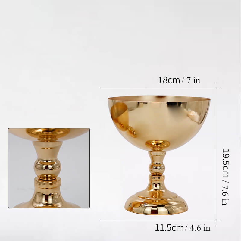 gold footed bowl