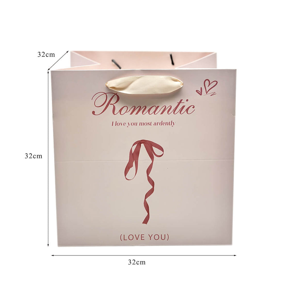 French Bow Series Flower Tote Bag