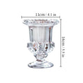 clear glass urn